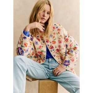 Sézane Farel Jacket in Monday Floral NEW